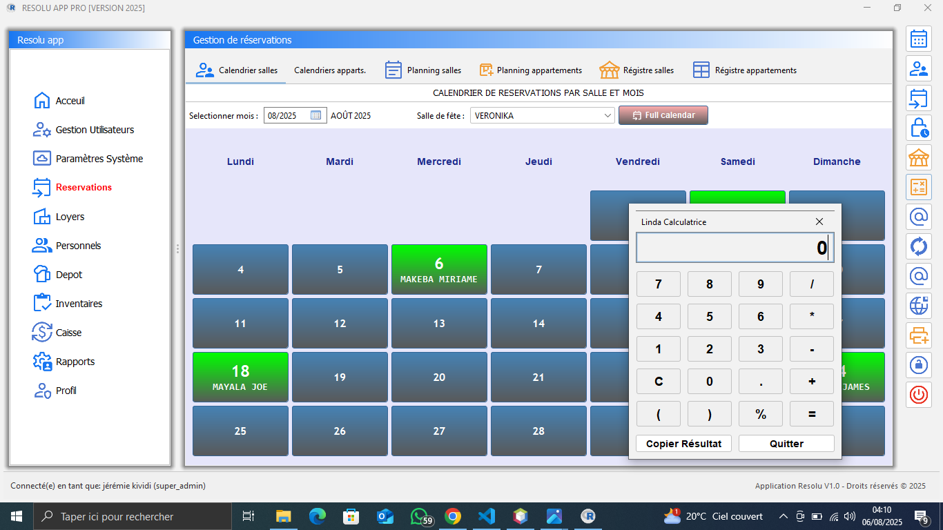Application Gestion de Projet